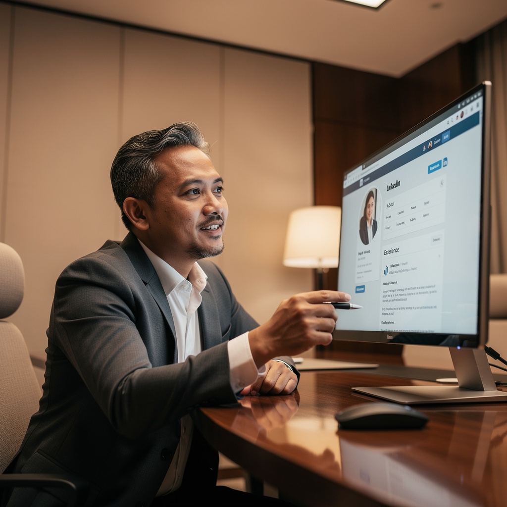 Sesi mentoring online dengan instruktur